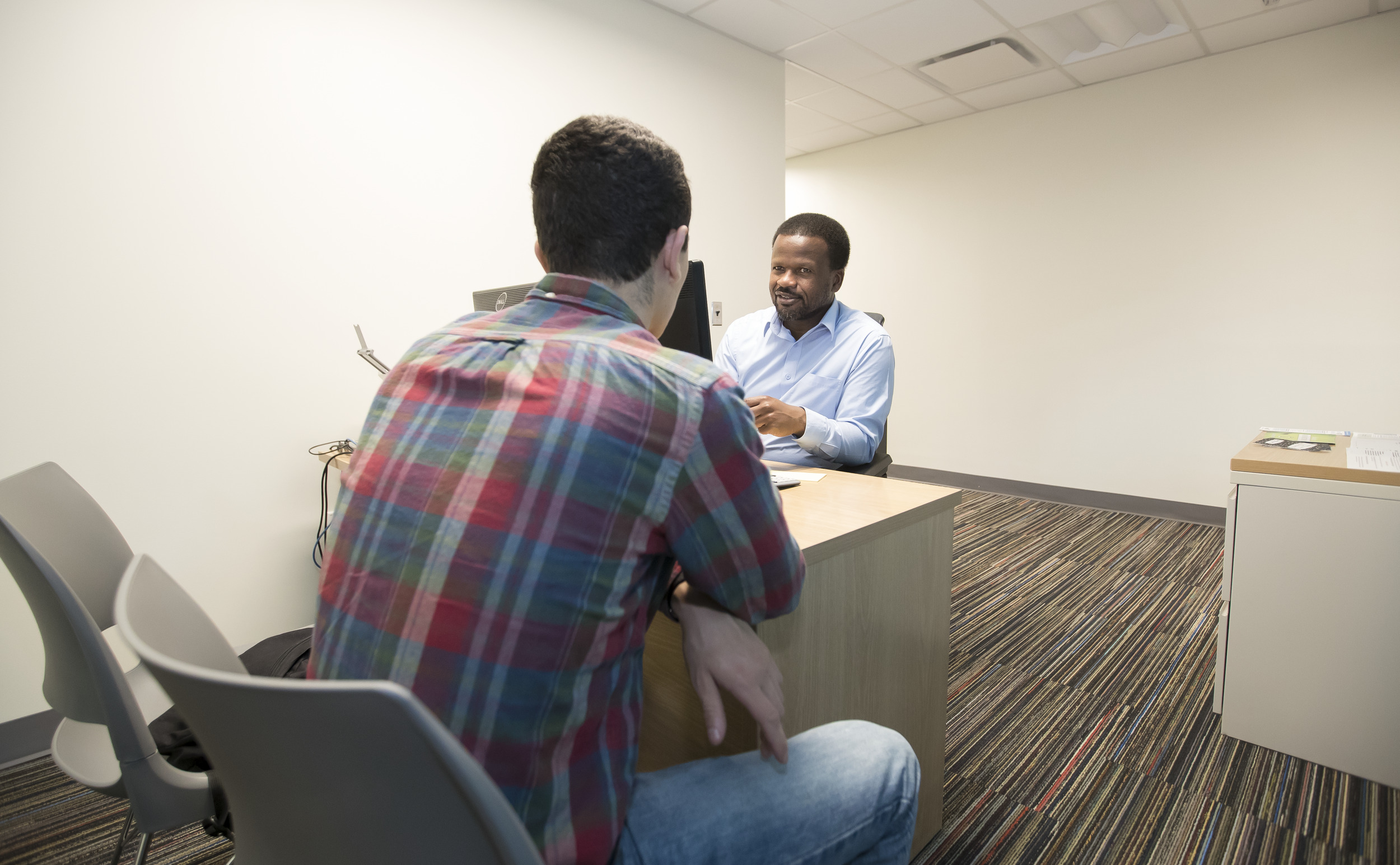 Student Financial Services helps a student.