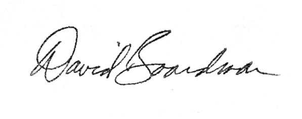 David Boardman signature